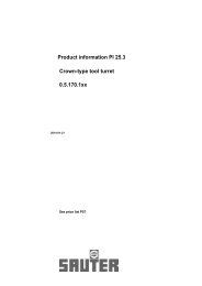 Product information: R 60, PI 25.3 - Sauter Feinmechanik GmbH