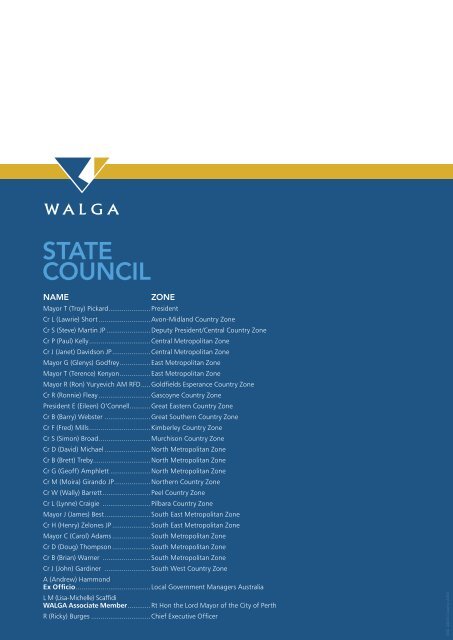 THE JOURNAL OF LOCAL GOVERNMENT IN WESTERN ... - walga