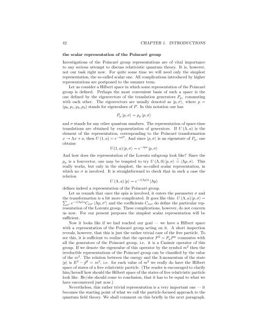 Quantum Field Theory I