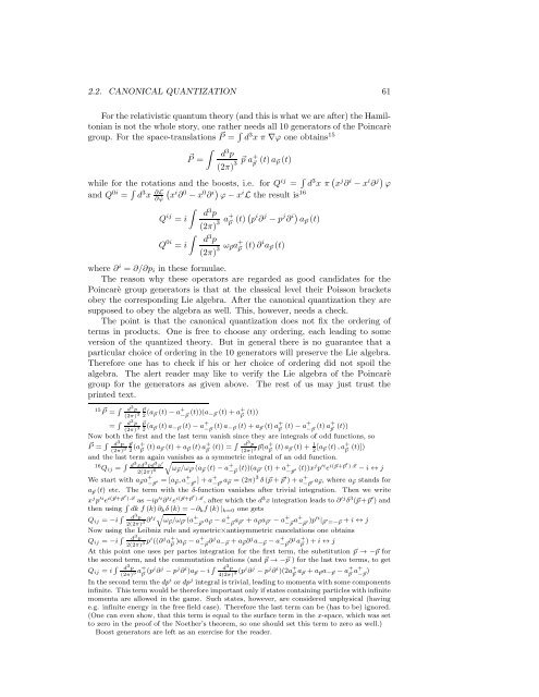 Quantum Field Theory I