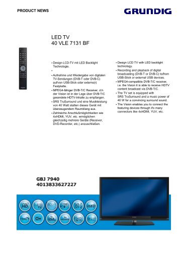 LED TV 40 VLE 7131 BF