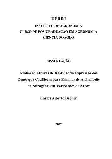 Carlos Alberto Bucher - Instituto de Agronomia - UFRRJ