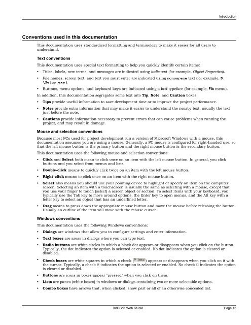 Technical Reference Manual - InduSoft