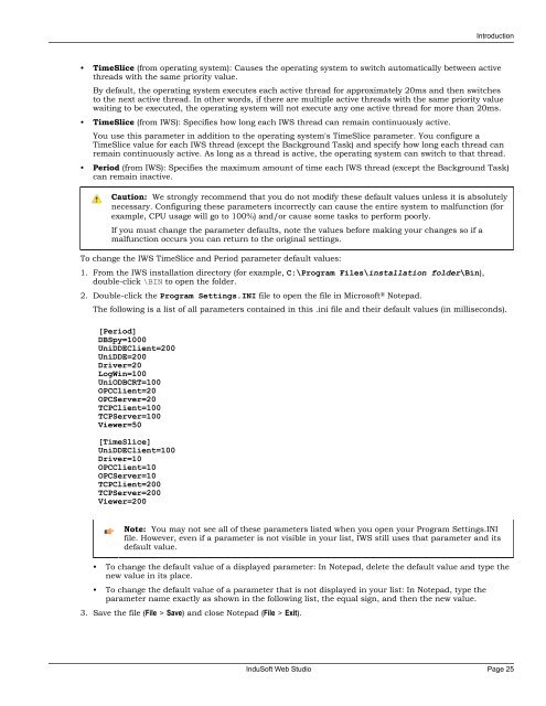 Technical Reference Manual - InduSoft