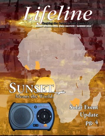 Spring 2012 - Sunset International Bible Institute