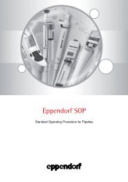 Eppendorf SOP for Pipettes - POCD Scientific