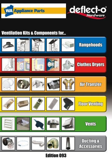 Ventilation Kits & Components for ... - WA Appliance Parts