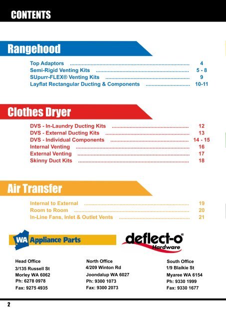 Ventilation Kits & Components for ... - WA Appliance Parts