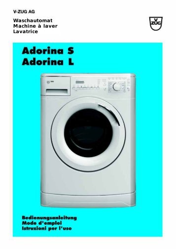 Waschautomat Machine à laver Lavatrice - V-ZUG Ltd