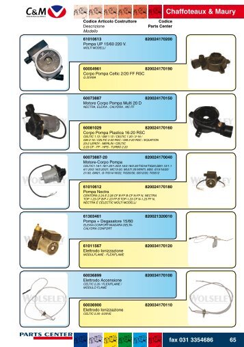 file allegato - Parts Center Srl