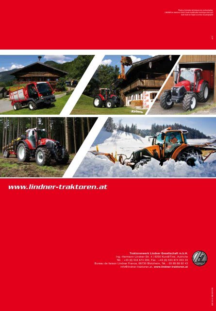 documentation - Lindner Traktoren
