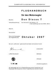 Flughandbuch Duo-Discus XT - Arcor.de