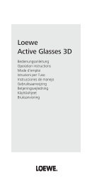 Loewe Active Glasses 3D