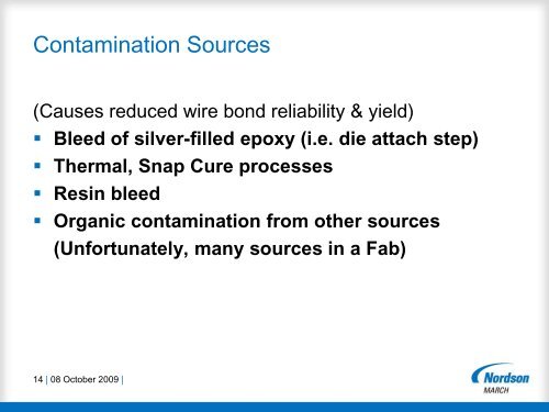 Presentation for NCCAVS â Plasma Applications Group (formerly ...