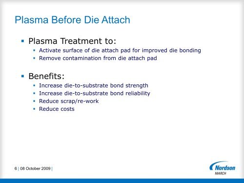 Presentation for NCCAVS â Plasma Applications Group (formerly ...