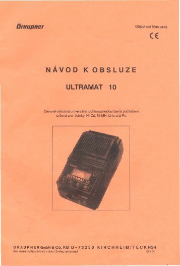 Graupner ULTRAMAT 10