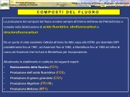 Composti del fluoro - Assessorato alle Politiche Ambientali ...