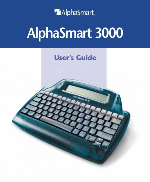 AlphaSmart 3000 User