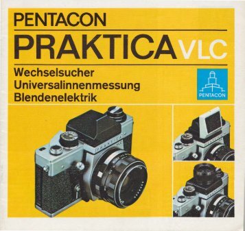 Praktica VLC - VEB Pentacon Dresden - Photographica