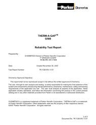 THERM-A-GAP G580 Reliability Test Report - Parker