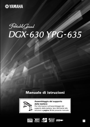 DGX-630 YPG-635 Owner's Manual - Scavino Strumenti Musicali