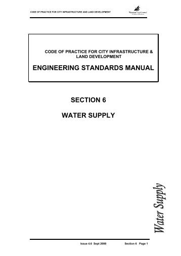 Section 6 Water Supply