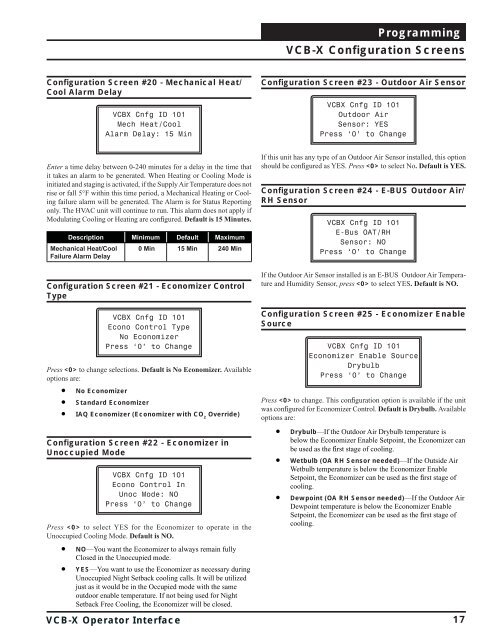 Vcb Tools Programming VCB