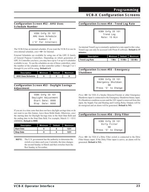 Vcb Tools Programming VCB