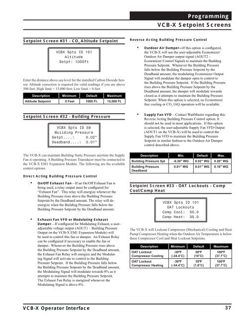 Vcb Tools Programming VCB