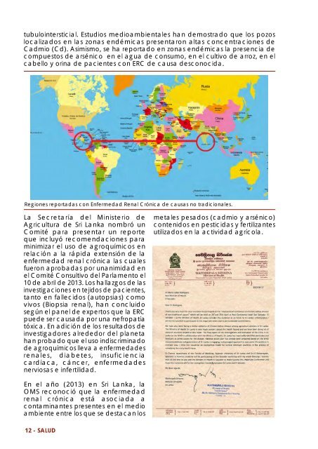 Revista Salud. Enfermedad Renal Crnica de las Comunidades Agrcolas