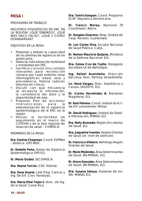 Revista Salud. Enfermedad Renal Crnica de las Comunidades Agrcolas