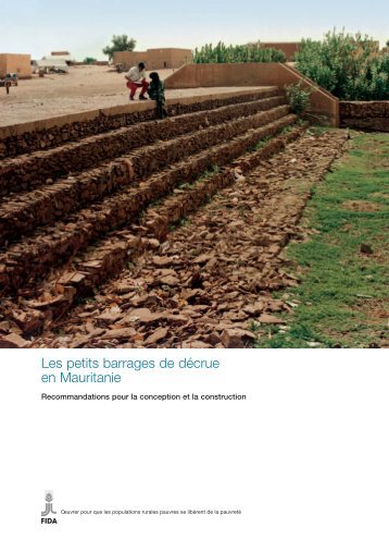 Les petits barrages de dÃ©crue en Mauritanie - IFAD