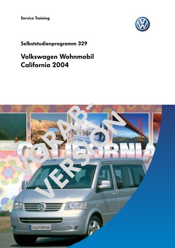 SSP 329 - Volkswagen Wohnmobil California 2004 - VW-BUS.ru