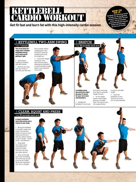 Kettlebell cardio workout - Men's Fitness Magazine