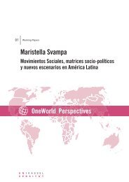 Maristella Svampa - Global Social Policies and Governance