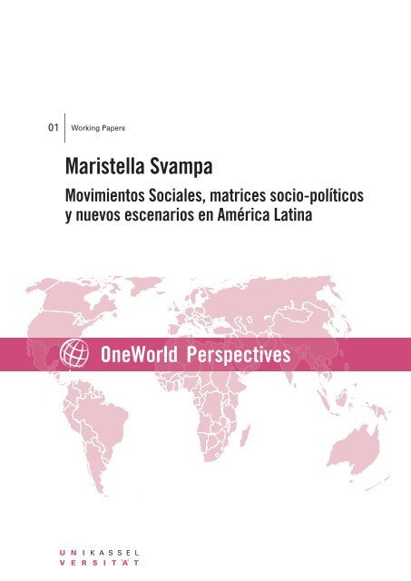 Maristella Svampa - Global Social Policies and Governance