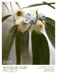 Combined Product Disclosure Statement - WA Blue Gum Project
