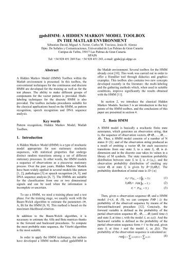 Hidden markov model ppt