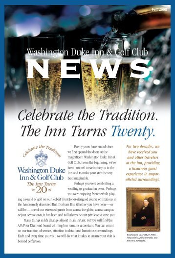 WDI Newsletter 3.04 - Washington Duke Inn & Golf Club