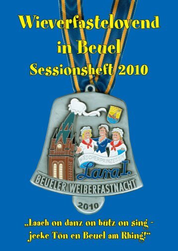 Sessionsheft 2010 (8,0 MB) - Beueler Wäscherprinzessin