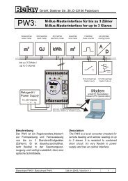 M-Bus-Masterinterface fÃƒÂ¼r bis zu 3 ZÃƒÂ¤hler M-Bus-Masterinterface for ...