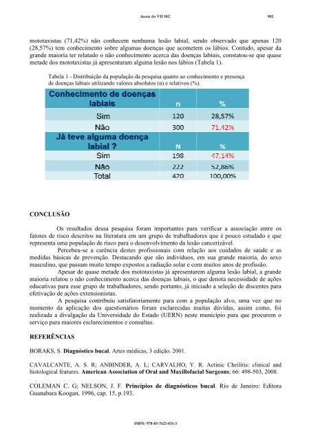 Anais VII SIC - UERN