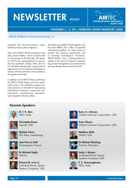 Download Newsletter 09/2011 - Airtec