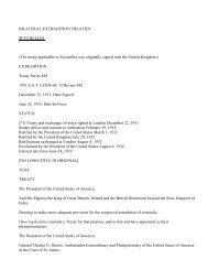 BILATERAL EXTRADITION TREATIES SEYCHELLES (The treaty ...