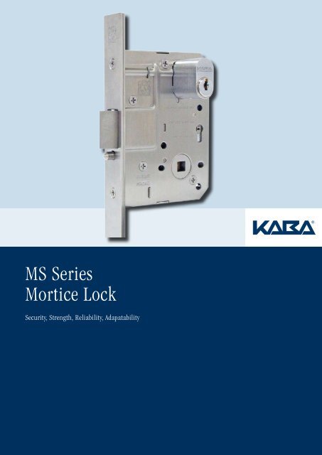 MS Series Mortice Lock