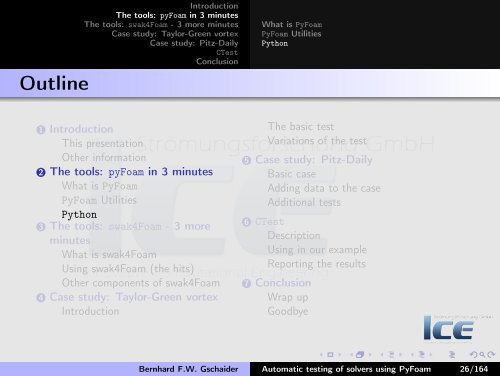 Automatic testing of solvers using PyFoam - If your ... - OpenFOAMWiki