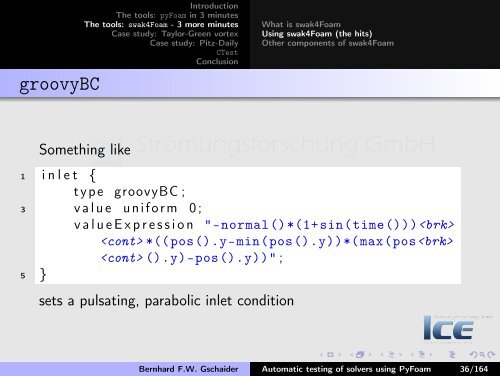 Automatic testing of solvers using PyFoam - If your ... - OpenFOAMWiki