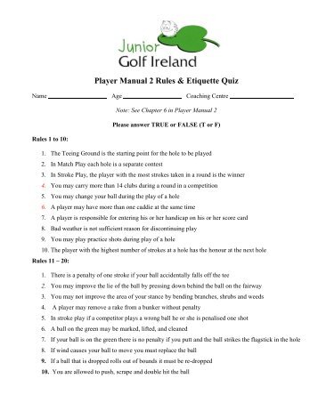 Usga Rules Of Golf Pdf