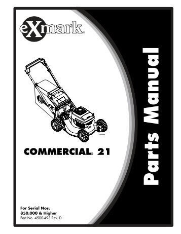 COMMERCIAL® 21 - Exmark