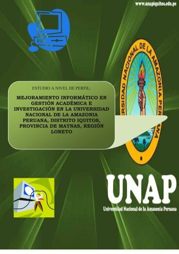 mejoramiento informÃ¡tico en gestiÃ³n acadÃ©mica e investigaciÃ³n en ...